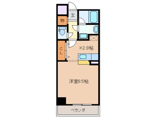 中川原駅 徒歩10分 5階の物件間取画像